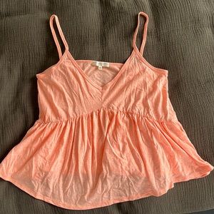 Neon orange tank top, Size L